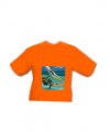 Oranžiniai "unisex" marškinėliai