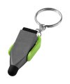 Arc stylus and screen cleaner key chain