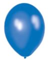 Mėlynas firminis balionas su logotipu ar užrašu