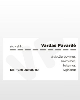 Vizitinės kortelės maketas - Lpromo.Lt reklamos agentūra - čia gyvena  reklamos idėjos!