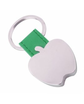 Apple Shaped Metal Key-Ring