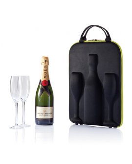 Krepšys šampanui ir taurėms - Lpromo.Lt reklamos agentūra - čia gyvena  reklamos idėjos!