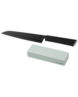 Element chef's knife and whetstone